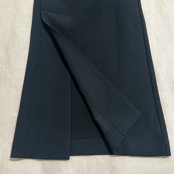 Abercrombie Strapless Crepe Sweetheart Jumpsuit in Black - Picture 5 of 8